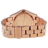 Marc Jacobs Henry Blue Dial Rose Gold Steel Strap Watch for Women - MBM3213 Authentic Buy Shop Now