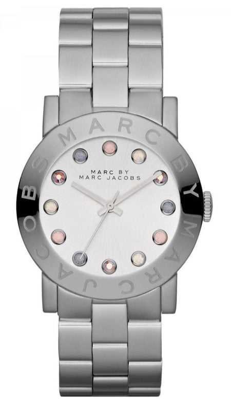 Marc Jacobs Amy Dexter Silver Dial Silver Steel Strap Watch for Women - MBM3214 Authentic Buy Shop Now