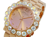 Marc Jacobs Amy Rose Gold Dial Rose Gold Steel Strap Watch for Women - MBM3223 Authentic Buy Shop Now