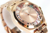 Marc Jacobs Henry Skeleton Rose Gold Dial Rose Gold Steel Strap Watch for Women - MBM3264 Authentic Buy Shop Now