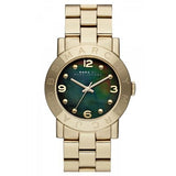 Marc Jacobs Amy Black Dial Gold Steel Strap Watch for Women - MBM3273 Authentic Buy Shop Now