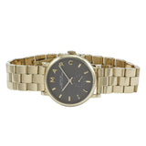 Marc Jacobs Baker Grey Dial Gold Steel Strap Watch for Women - MBM3281 Authentic Buy Shop Now