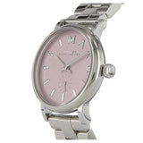 Marc Jacobs Baker Pink Dial Silver Steel Strap Watch for Women - MBM3280 Authentic Buy Shop Now