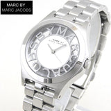 Marc Jacobs Henry White Dial Silver Steel Strap Watch for Women - MBM3291 Authentic Buy Shop Now