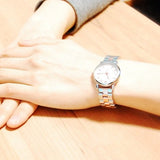 Marc Jacobs Baker White Dial Two Tone Steel Strap Watch for Women - MBM3331 Authentic Buy Shop Now