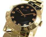 Marc Jacobs Amy Glitz Black Dial Gold Steel Strap Watch for Women - MBM3334 Authentic Buy Shop Now
