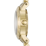 Marc Jacobs Amy Black Dial Gold Steel Strap Watch for Women - MBM3273 Authentic Buy Shop Now