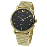 Marc Jacobs Baker Black Dial Gold Steel Strap Watch for Women - MBM3355 Authentic Buy Shop Now