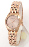 Marc Jacobs Peeker Rose Gold Dial Rose Gold Steel Strap Watch for Women - MBM3374 Authentic Buy Shop Now