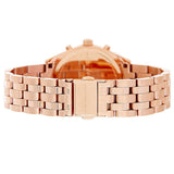 Marc Jacobs Peeker Chronograph Rose Gold Dial Rose Gold Steel Strap Watch for Women - MBM3394 Authentic Buy Shop Now