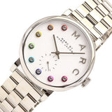 Marc Jacobs Marc White Dial Silver Steel Strap Watch for Women - MBM3420 Authentic Buy Shop Now