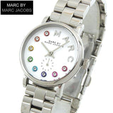 Marc Jacobs Baker Dexter White Dial Silver Steel Strap Watch for Women - MBM3423 Authentic Buy Shop Now