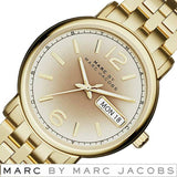 Marc Jacobs Fergus Gunmetal Grey Dial Gold Steel Strap Watch for Women - MBM3429 Authentic Buy Shop Now