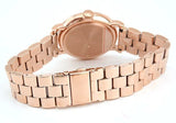 Marc Jacobs Baker White Dial Rose Gold Steel Strap Watch for Women - MBM3441 Authentic Buy Shop Now