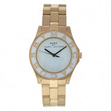 Marc Jacobs Blade White Dial Gold Steel Strap Watch for Women - MBM3050 Authentic Buy Shop Now