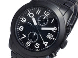 Marc Jacobs Larry Chronograph Black Dial Black Steel Strap Watch for Men - MBM5052 Authentic Buy Shop Now