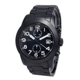 Marc Jacobs Larry Chronograph Black Dial Black Steel Strap Watch for Men - MBM5052 Authentic Buy Shop Now