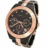 Marc Jacobs Blade Chronograph Grey Dial Two Tone Steel Strap Watch for Women - MBM8583 Authentic Buy Shop Now
