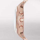 Marc Jacobs Blade Chronograph Mother of Pearl White Dial Rose Gold Steel Strap Watch for Women - MBM8637 Authentic Buy Shop Now