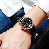 Marc Jacobs Fergus Black Dial Black Leather Strap Watch for Women - MBM8651 Authentic Buy Shop Now