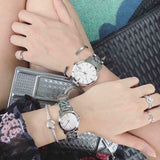 Burberry The City Silver Dial Silver Steel Strap Watch for Women - BU9233 Authentic Buy Shop Now