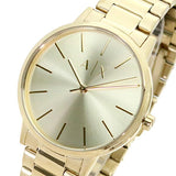 Armani Exchange Cayde Analog Gold Dial Gold Steel Strap Watch For Men - AX2707 Authentic Buy Shop Now