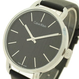 Calvin Klein Even Black Dial Black Leather Strap Watch for Women - K7B231C1 Authentic Buy Shop Now