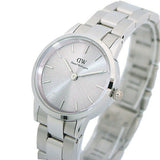 Daniel Wellington Iconic Link Unitone Silver Dial Silver Steel Strap Watch For Women - DW00100402 Authentic Buy Shop Now
