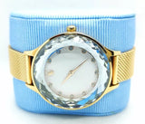 Swarovski Octea Nova Silver Dial Rose Gold Mesh Strap Watch for Women - 5650011 Authentic Buy Shop Now