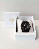 Guess Connoisseur Black Dial Black Steel Strap Watch for Men - GW0265G4 Authentic Buy Shop Now