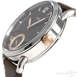 Fossil The Commuter Twist Black Dial Brown Leather Strap Watch for Men - ME1165 Authentic Buy Shop Now