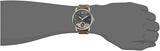 Fossil The Commuter Twist Black Dial Brown Leather Strap Watch for Men - ME1166 Authentic Buy Shop Now