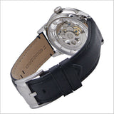Fossil Townsman Automatic Skeleton Silver Dial Black Leather Strap Watch for Men - ME3041 Authentic Buy Shop Now