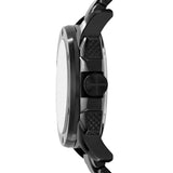 Fossil Modern Machine Automatic Silver Dial Black Steel Strap Watch for Men - ME3080 Authentic Buy Shop Now