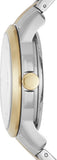 Fossil Grant Automatic Skeleton White Dial Two Tone Steel Strap Watch for Men - ME3112 Authentic Buy Shop Now