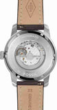 Fossil Pilot 54 Automatic Cream Dial Brown Leather Strap Watch for Men - ME3119 Authentic Buy Shop Now