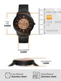 Fossil Neutra Automatic Skeleton Black Dial Black Steel Strap Watch for Men - ME3183 Authentic Buy Shop Now