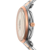 Fossil Neutra Automatic Skeleton White Dial Two Tone Steel Strap Watch for Men - ME3196 Authentic Buy Shop Now