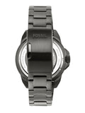 Fossil Bronson Automatic Skeleton Black Dial Grey Steel Strap Watch for Men - ME3218 Authentic Buy Shop Now