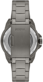 Fossil Bronson Automatic Skeleton Black Dial Grey Steel Strap Watch for Men - ME3218 Authentic Buy Shop Now