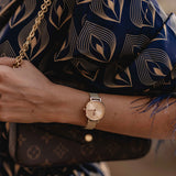 Daniel Wellington Petite Rose Gold Dial Rose Gold Mesh Bracelet Watch For Women - DW00100471 Authentic Buy Shop Now