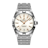 Breitling Chronomat 32 Diamonds White Dial Silver Steel Strap Watch for Women - A77310101A3A1 Authentic Buy Shop Now