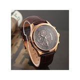 Guess Analog Chronograph Brown Dial Brown Leather Strap Watch For Men - W14052G2 Authentic Buy Shop Now