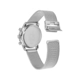 Calvin Klein City Chronograph White Dial Silver Mesh Bracelet Watch for Men - K2G27126 Authentic Buy Shop Now
