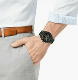 Hugo Boss Trophy Black Dial Black Steel Strap Watch for Men - 1513675 Authentic Buy Shop Now