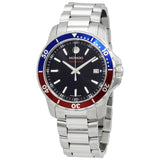Movado Series 800 Pepsi Black Dial Silver Steel Strap Watch for Men - 2600152 Authentic Buy Shop Now