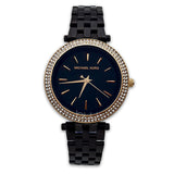 Michael Kors Darci Black Dial Black Steel Strap Watch for Women - MK3407 Authentic Buy Shop Now