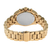 Michael Kors Bradshaw Chronograph Black Dial Gold Steel Strap Watch For Women - MK6959 Authentic Buy Shop Now