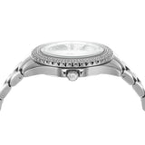 Michael Kors Everest Three hand Silver Dial Silver Steel Strap Watch For Women - MK7403 Authentic Buy Shop Now