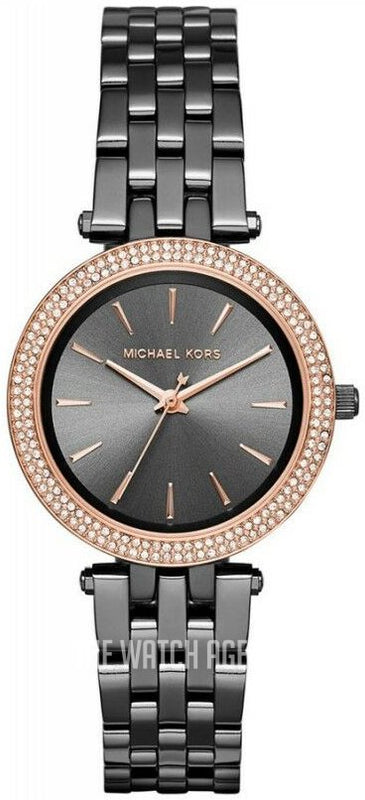 Michael Kors Darci Quartz Grey Dial Grey Steel Strap Watch For Women - MK3432 Authentic Buy Shop Now